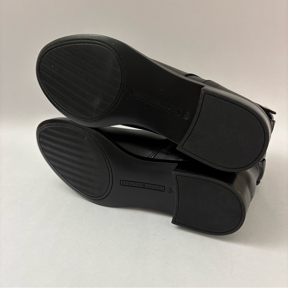 Tommy Hilfiger Rumore Black Leather Buckle Boots BRAND NEW Size 8.5 - Picture 8 of 11
